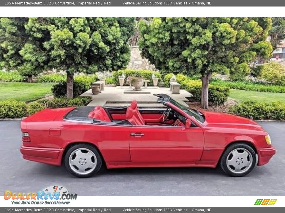 Imperial Red 1994 Mercedes-Benz E 320 Convertible Photo #14