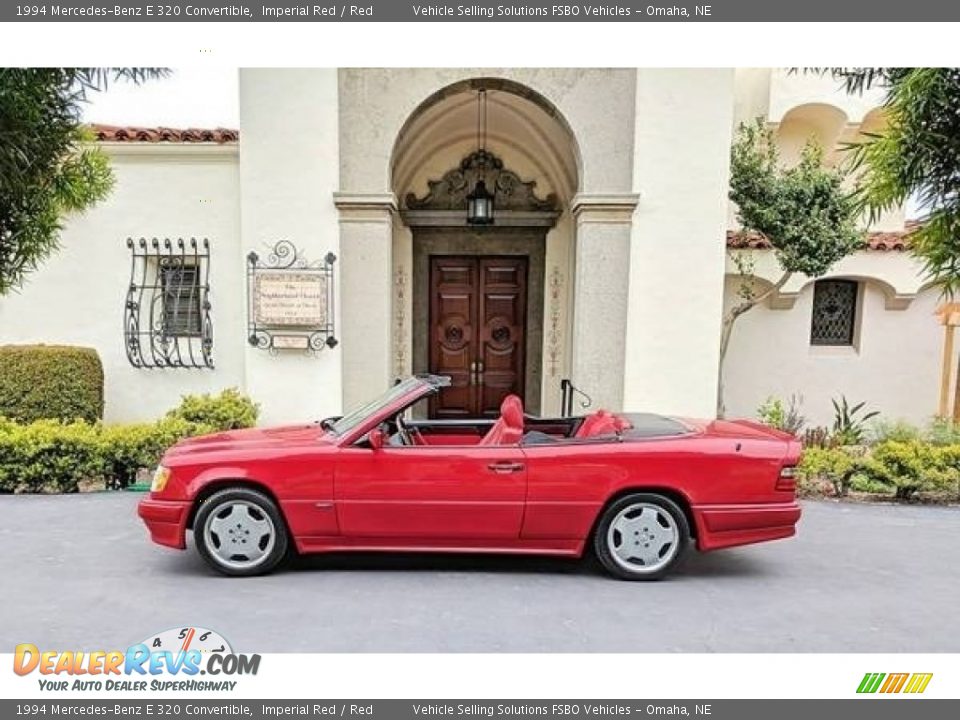 Imperial Red 1994 Mercedes-Benz E 320 Convertible Photo #15