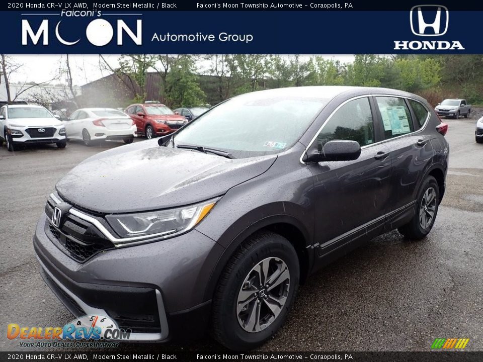2020 Honda CR-V LX AWD Modern Steel Metallic / Black Photo #1
