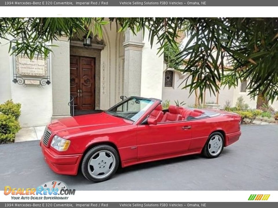 Imperial Red 1994 Mercedes-Benz E 320 Convertible Photo #16