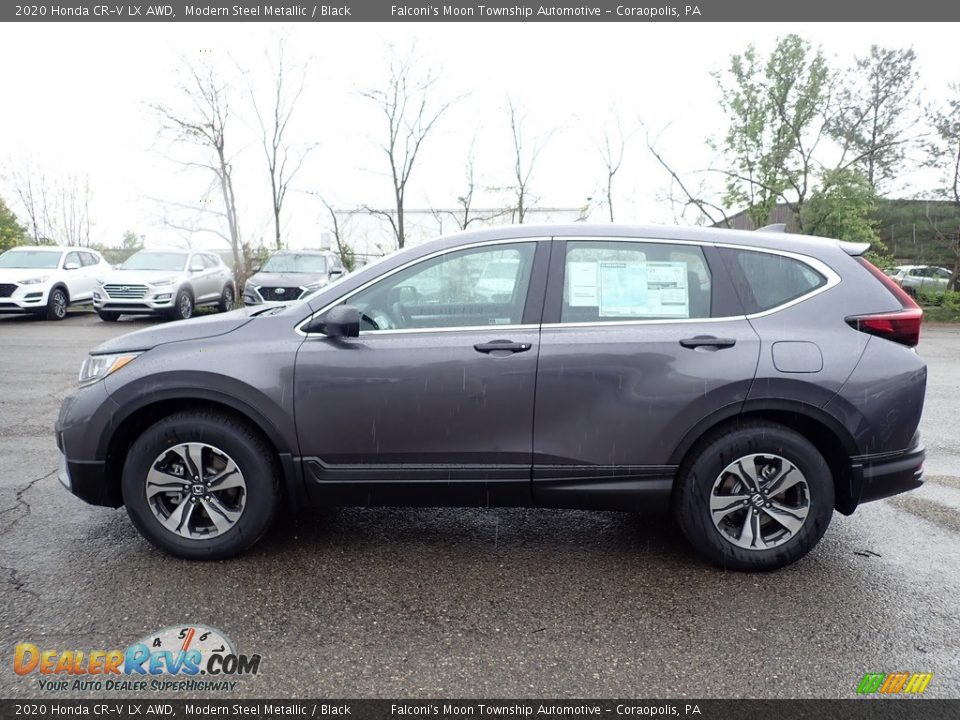 2020 Honda CR-V LX AWD Modern Steel Metallic / Black Photo #3