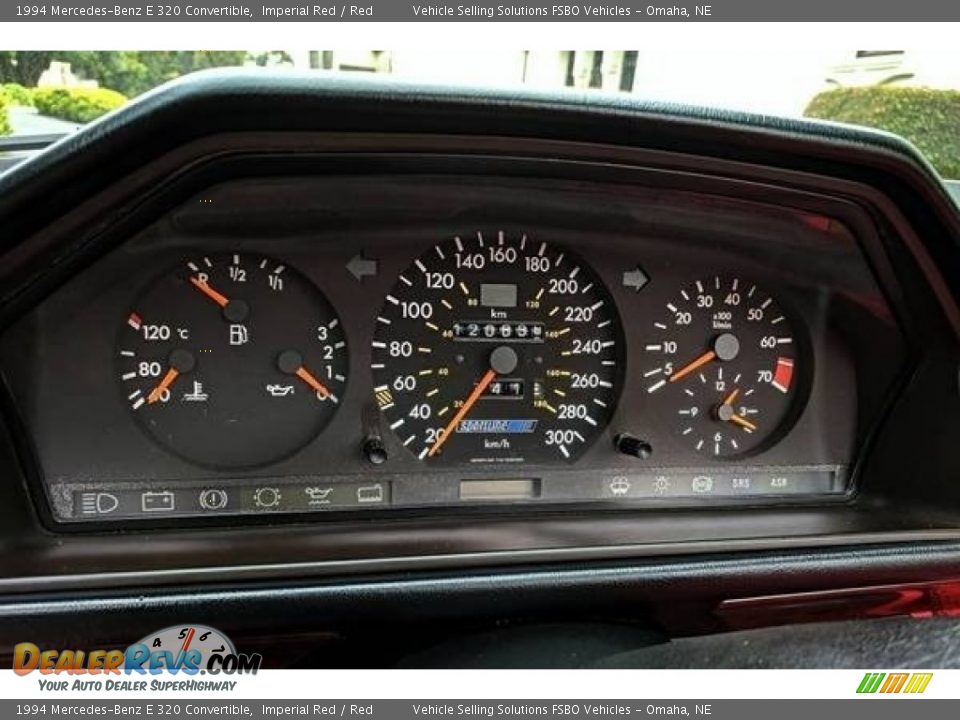 1994 Mercedes-Benz E 320 Convertible Gauges Photo #21