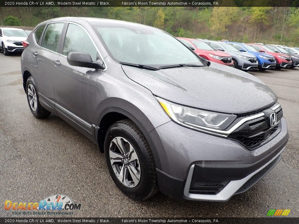 2020 Honda CR-V LX AWD Modern Steel Metallic / Black Photo #7