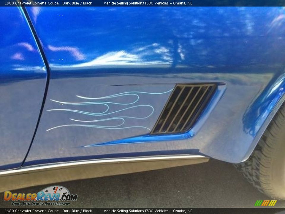 1980 Chevrolet Corvette Coupe Dark Blue / Black Photo #4