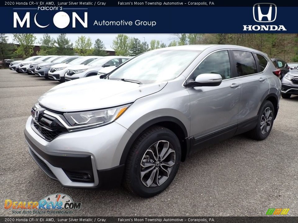2020 Honda CR-V EX AWD Lunar Silver Metallic / Gray Photo #1