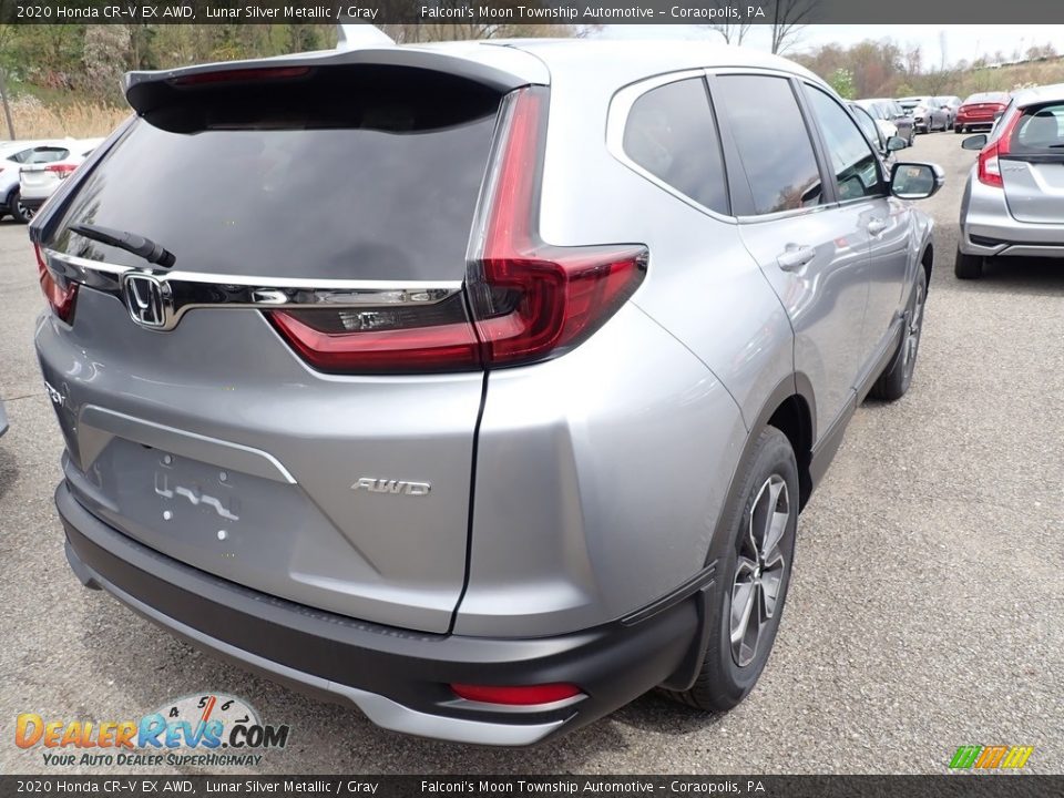 2020 Honda CR-V EX AWD Lunar Silver Metallic / Gray Photo #4