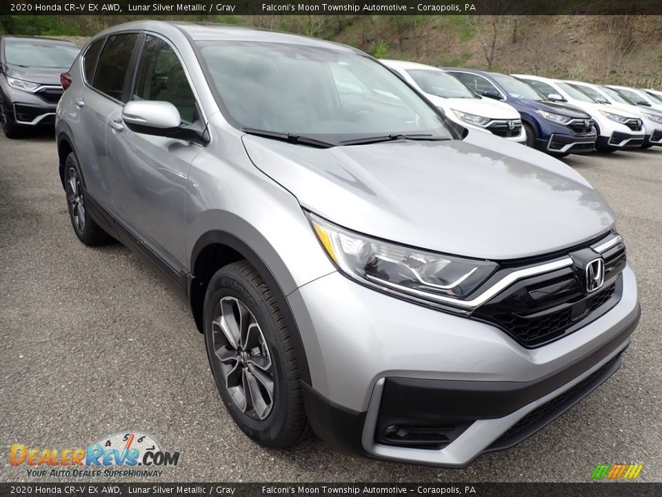 2020 Honda CR-V EX AWD Lunar Silver Metallic / Gray Photo #5