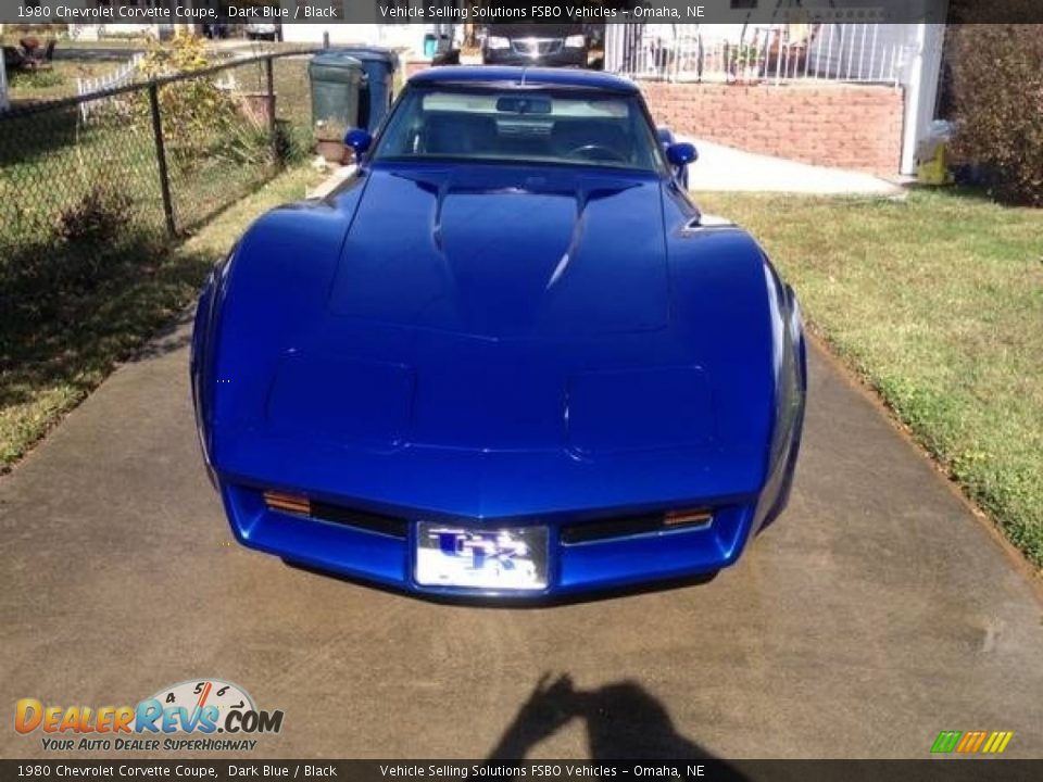 1980 Chevrolet Corvette Coupe Dark Blue / Black Photo #13