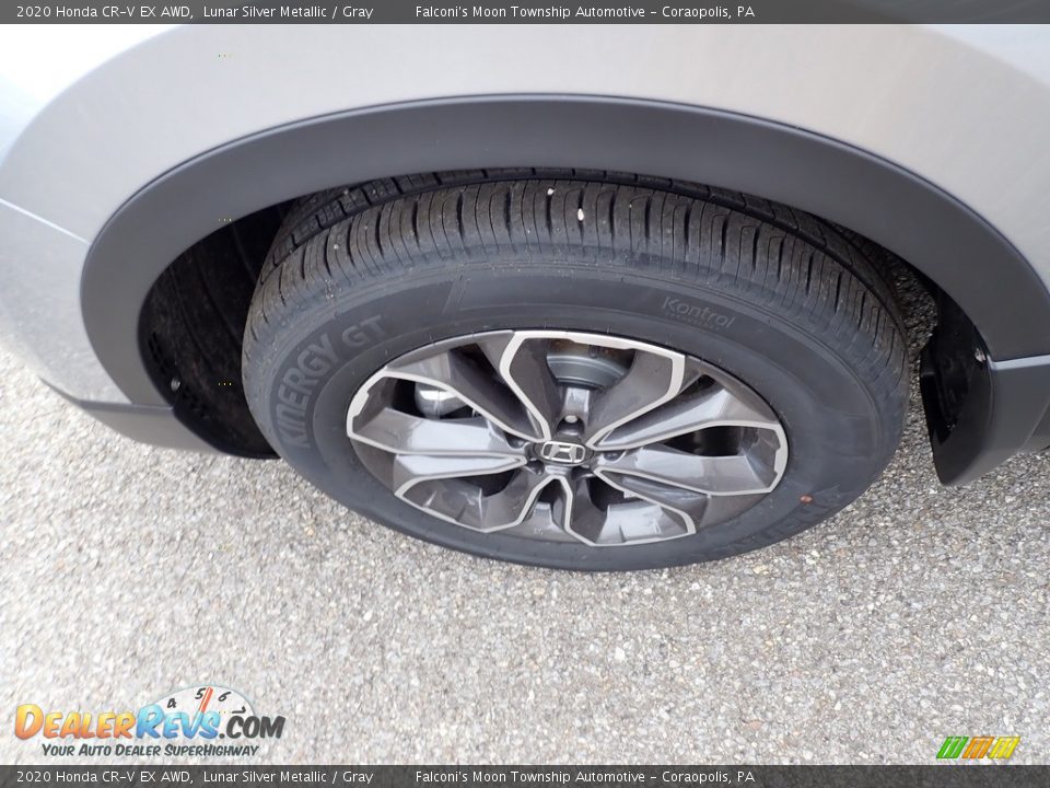 2020 Honda CR-V EX AWD Lunar Silver Metallic / Gray Photo #7