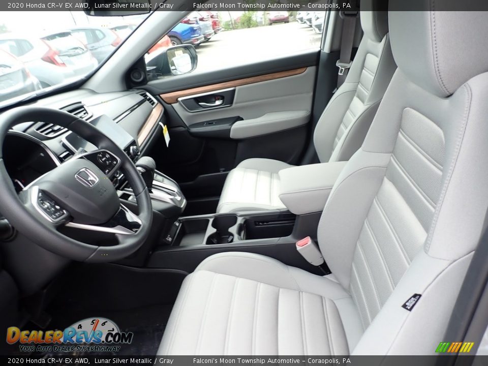 2020 Honda CR-V EX AWD Lunar Silver Metallic / Gray Photo #8