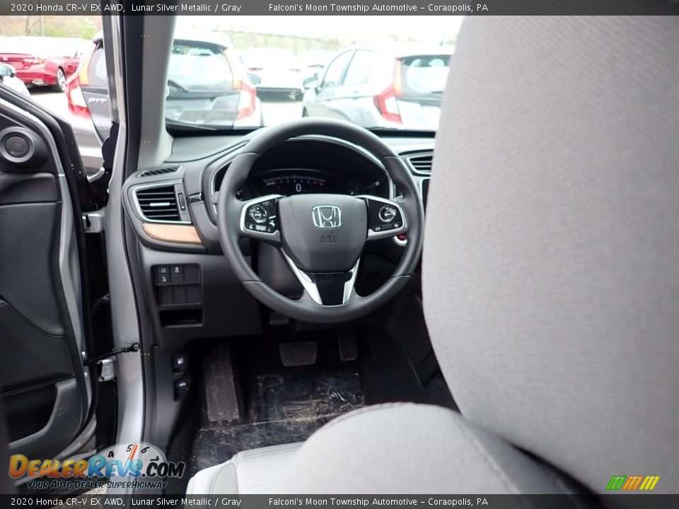 2020 Honda CR-V EX AWD Lunar Silver Metallic / Gray Photo #10