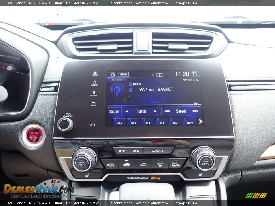 2020 Honda CR-V EX AWD Lunar Silver Metallic / Gray Photo #14
