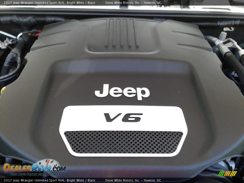 2017 Jeep Wrangler Unlimited Sport 4x4 Bright White / Black Photo #9