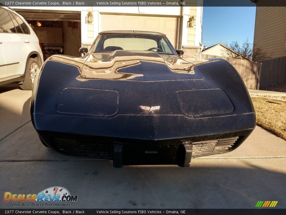 1977 Chevrolet Corvette Coupe Black / Black Photo #8