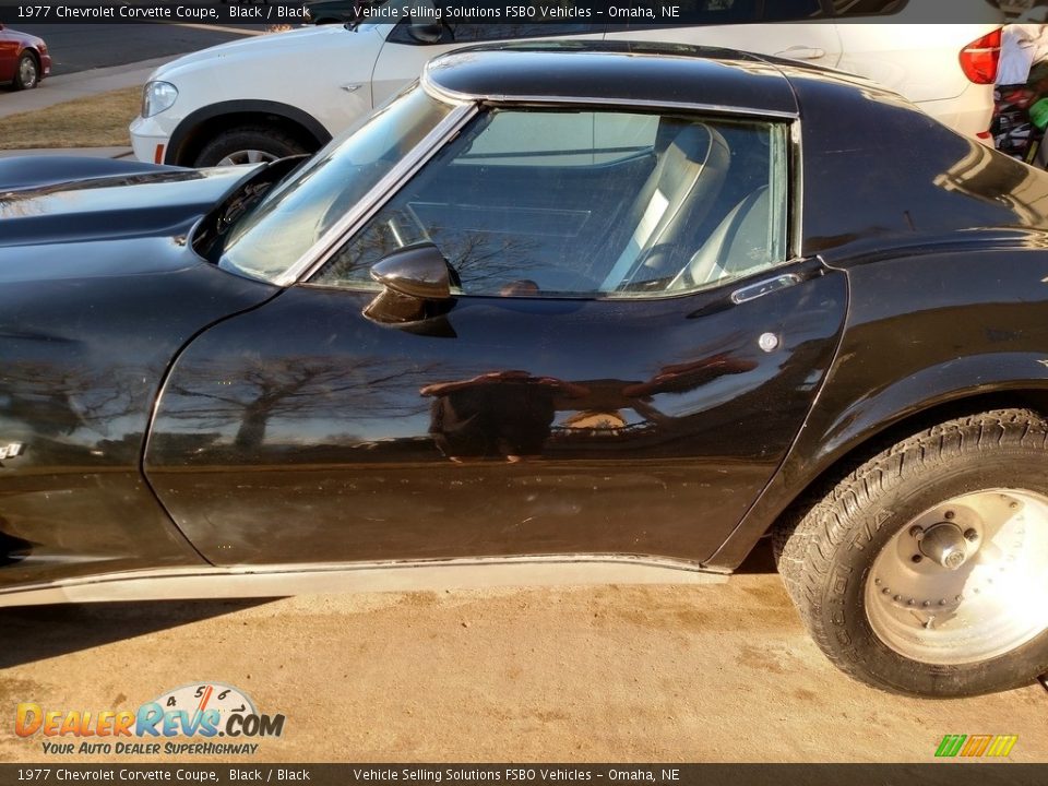 1977 Chevrolet Corvette Coupe Black / Black Photo #10