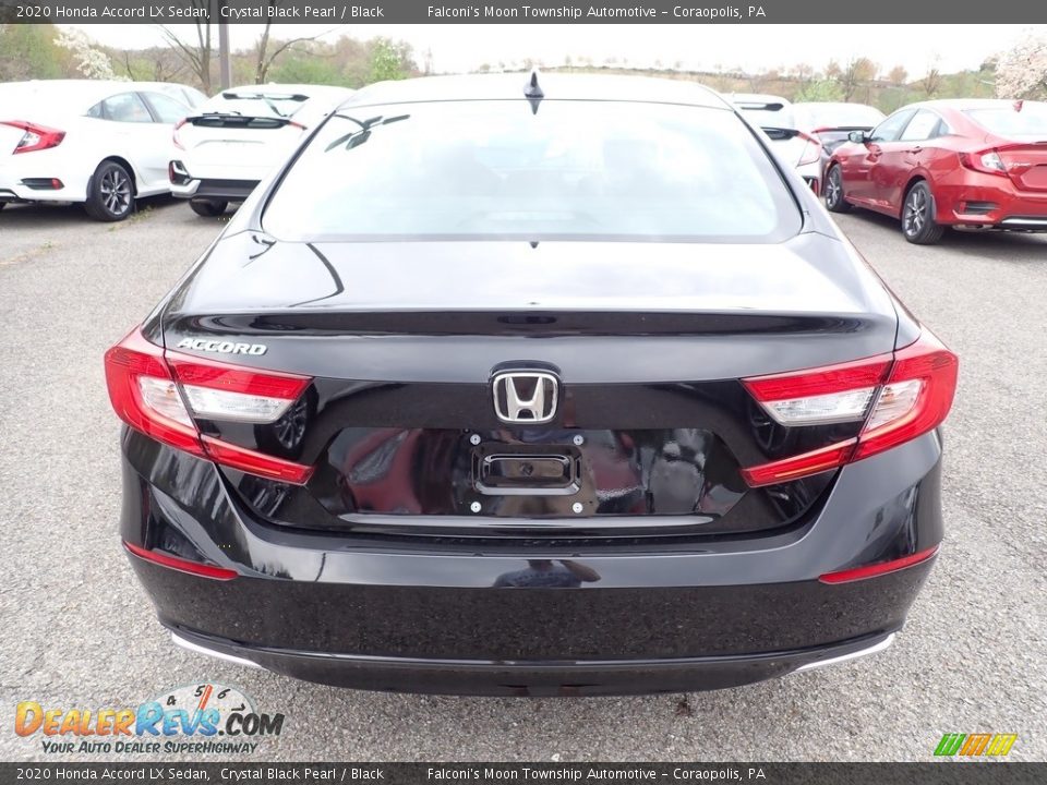 2020 Honda Accord LX Sedan Crystal Black Pearl / Black Photo #5