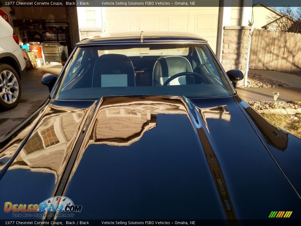 1977 Chevrolet Corvette Coupe Black / Black Photo #12