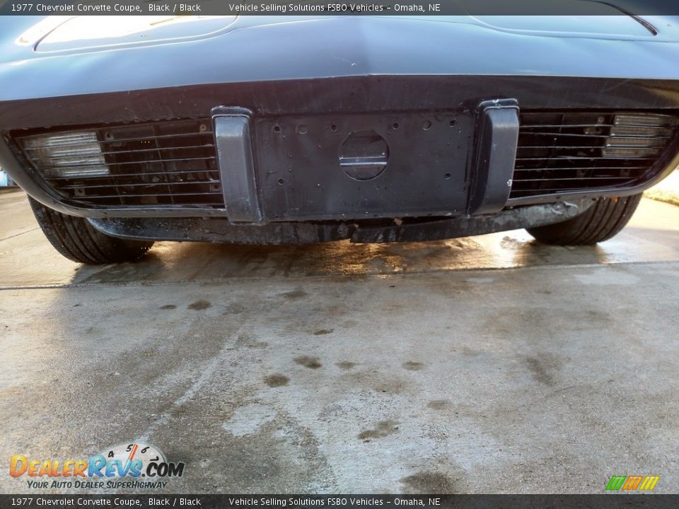 1977 Chevrolet Corvette Coupe Black / Black Photo #13