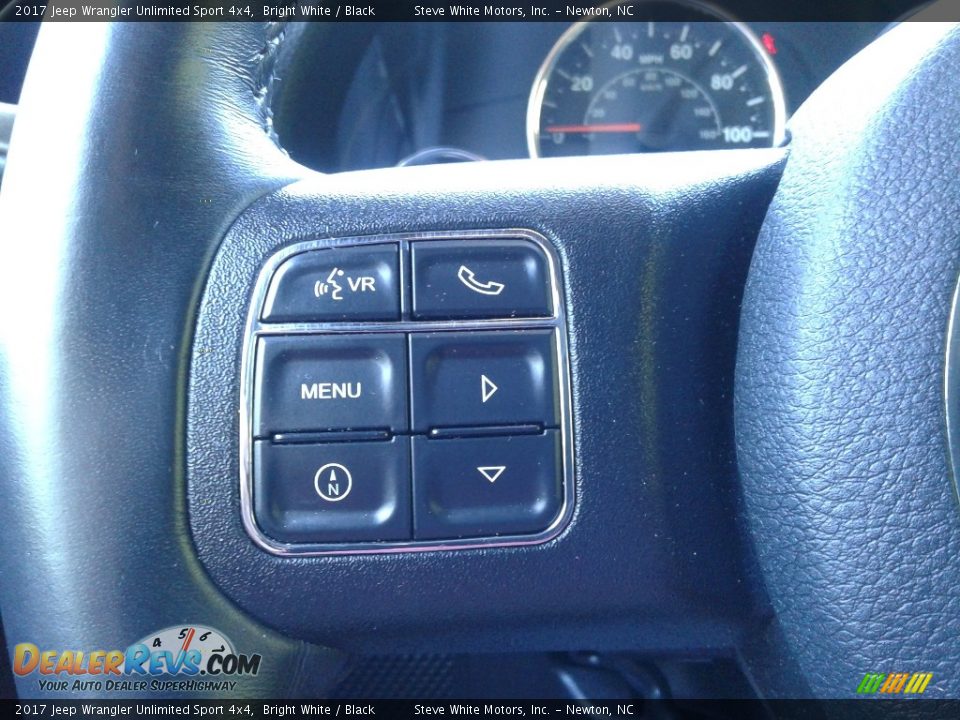2017 Jeep Wrangler Unlimited Sport 4x4 Bright White / Black Photo #18