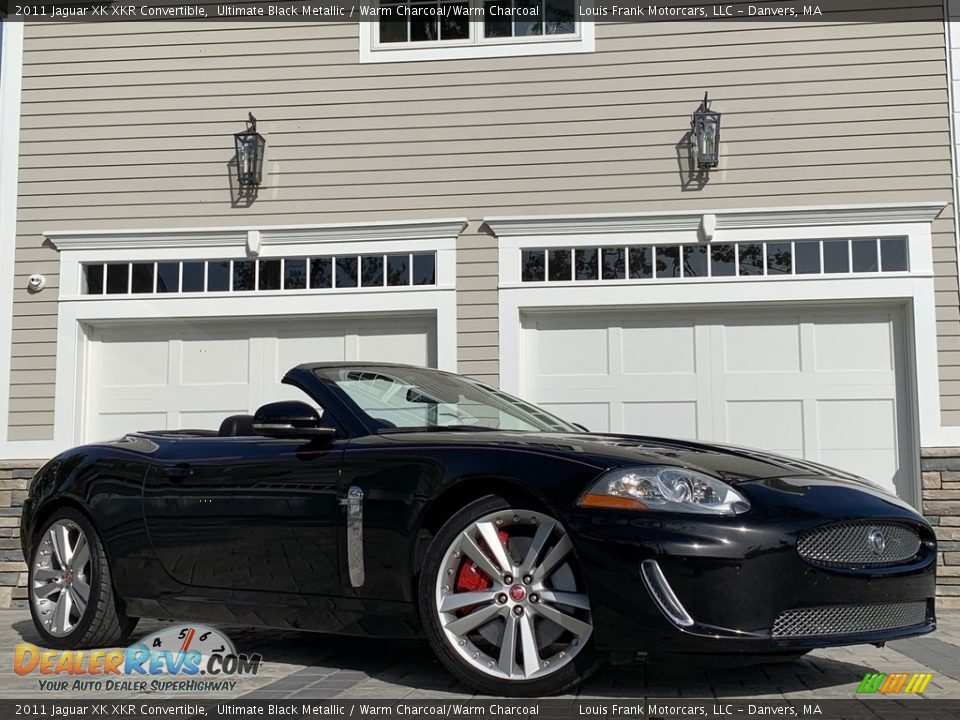 2011 Jaguar XK XKR Convertible Ultimate Black Metallic / Warm Charcoal/Warm Charcoal Photo #3