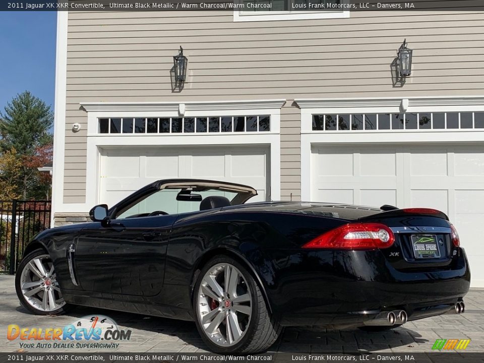 2011 Jaguar XK XKR Convertible Ultimate Black Metallic / Warm Charcoal/Warm Charcoal Photo #4