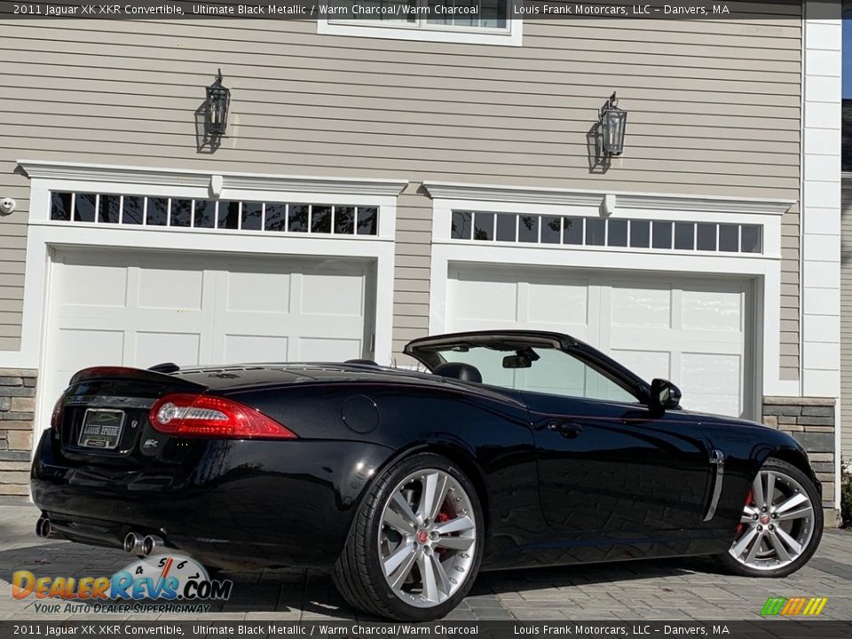 2011 Jaguar XK XKR Convertible Ultimate Black Metallic / Warm Charcoal/Warm Charcoal Photo #6