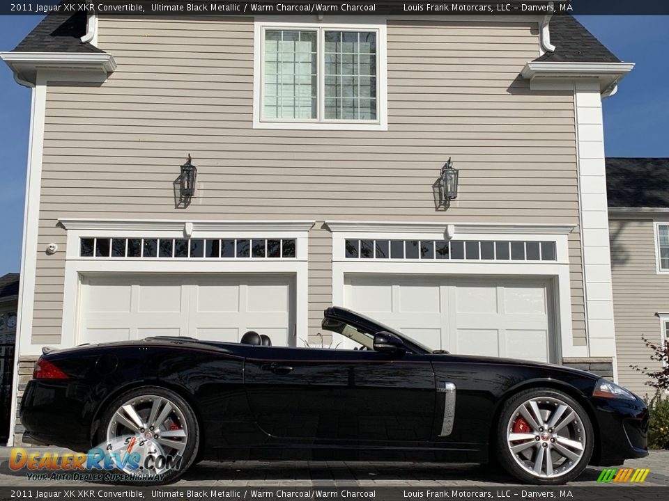 2011 Jaguar XK XKR Convertible Ultimate Black Metallic / Warm Charcoal/Warm Charcoal Photo #7