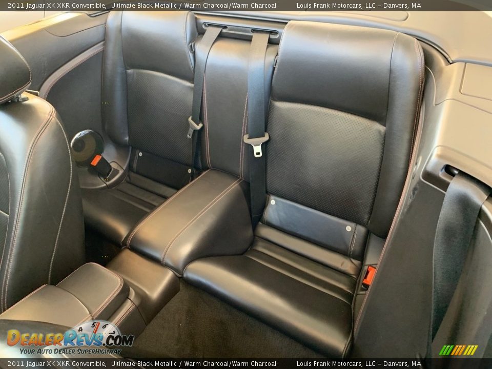 Rear Seat of 2011 Jaguar XK XKR Convertible Photo #15
