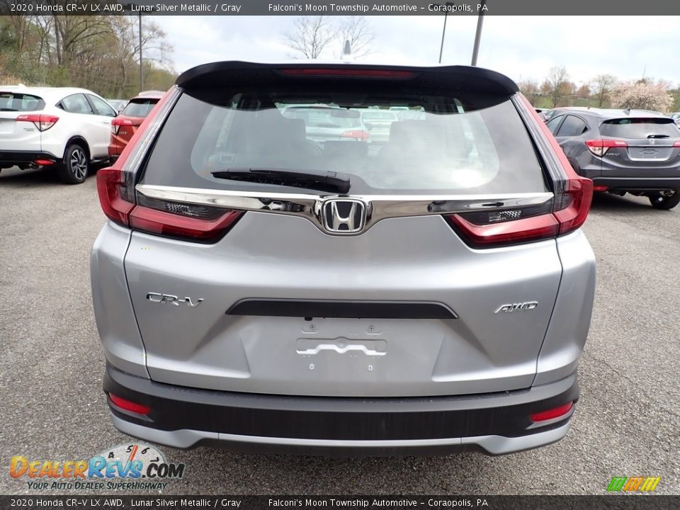 2020 Honda CR-V LX AWD Lunar Silver Metallic / Gray Photo #5