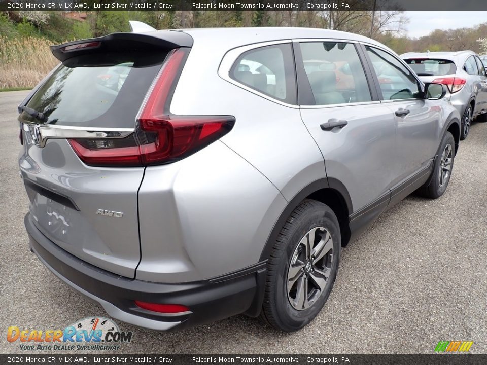 2020 Honda CR-V LX AWD Lunar Silver Metallic / Gray Photo #6