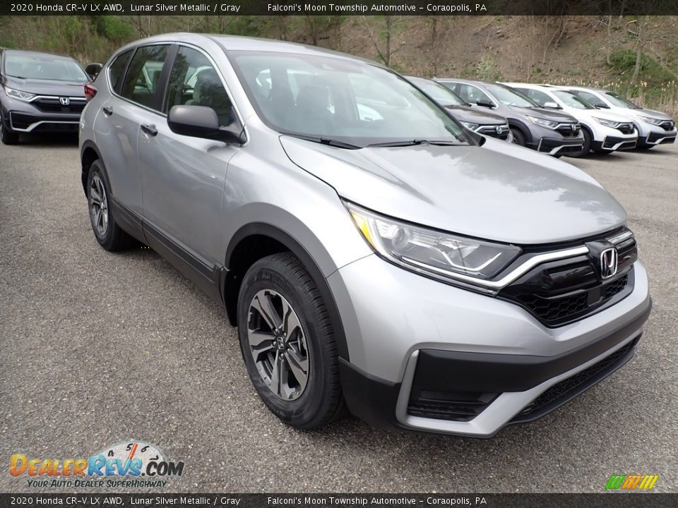 2020 Honda CR-V LX AWD Lunar Silver Metallic / Gray Photo #7