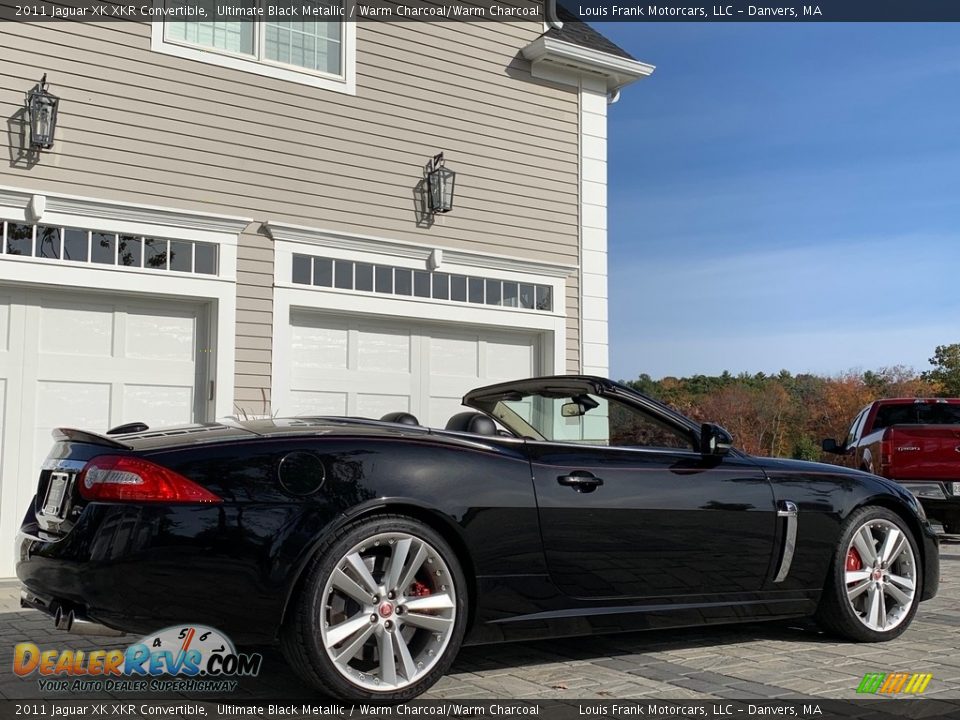 2011 Jaguar XK XKR Convertible Ultimate Black Metallic / Warm Charcoal/Warm Charcoal Photo #19