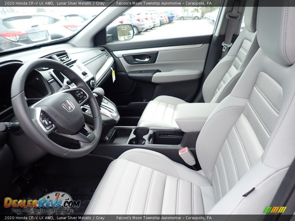 2020 Honda CR-V LX AWD Lunar Silver Metallic / Gray Photo #9
