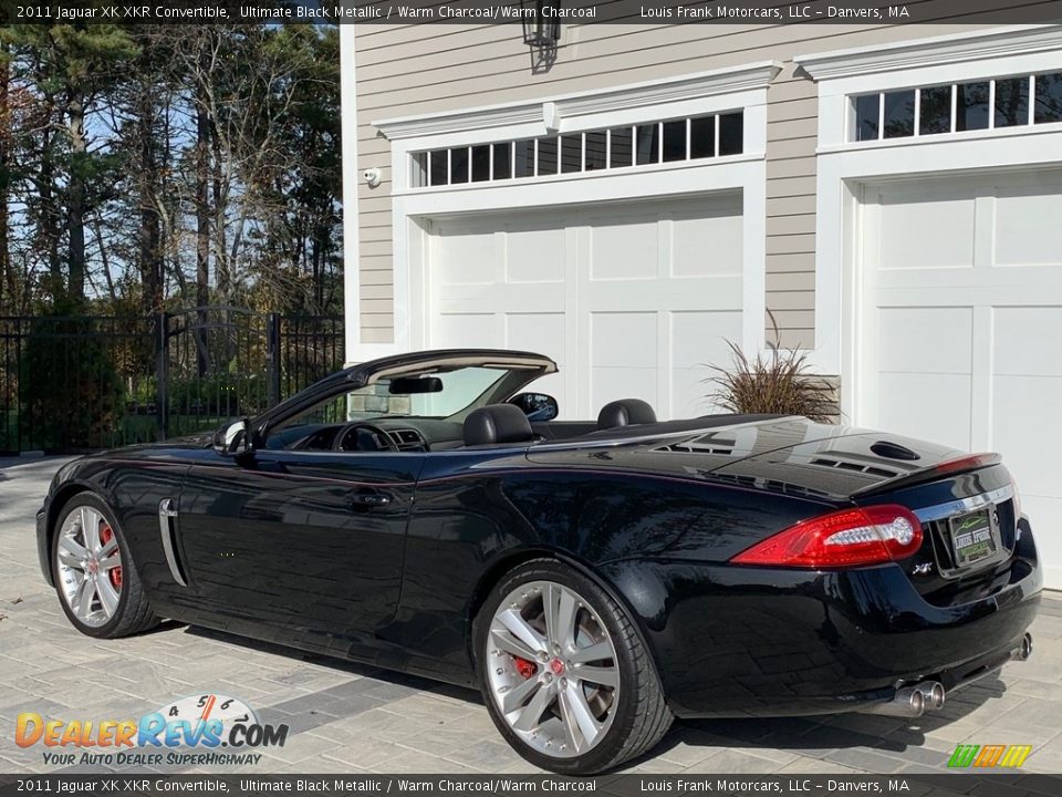 2011 Jaguar XK XKR Convertible Ultimate Black Metallic / Warm Charcoal/Warm Charcoal Photo #20