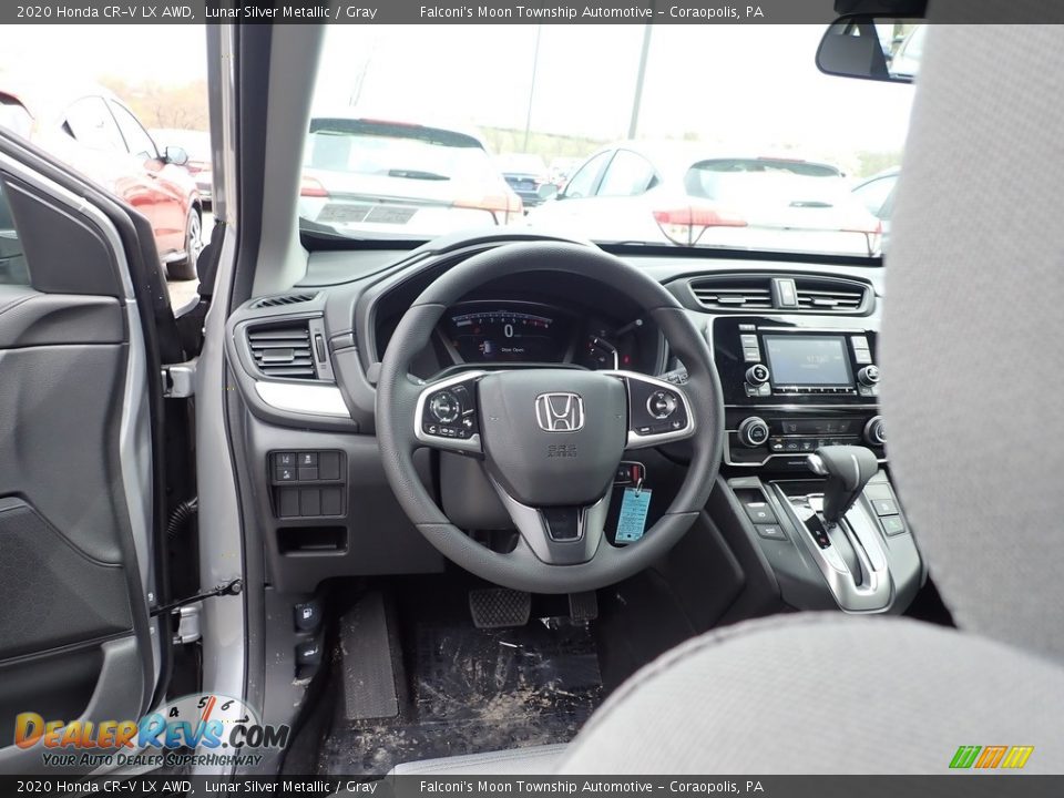 2020 Honda CR-V LX AWD Lunar Silver Metallic / Gray Photo #11