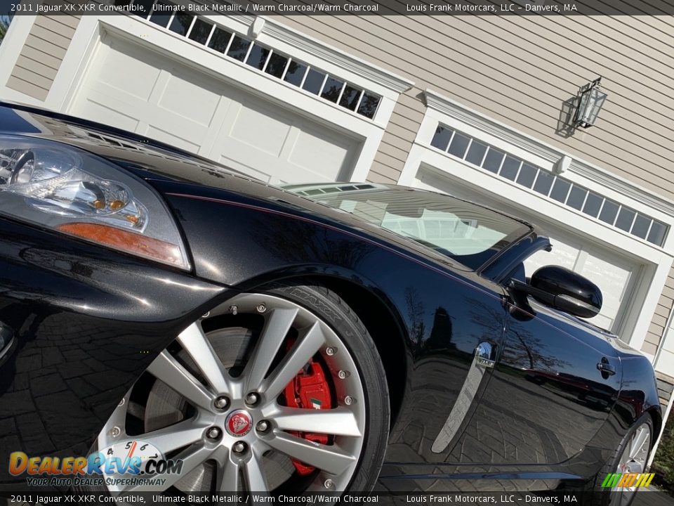 2011 Jaguar XK XKR Convertible Ultimate Black Metallic / Warm Charcoal/Warm Charcoal Photo #21