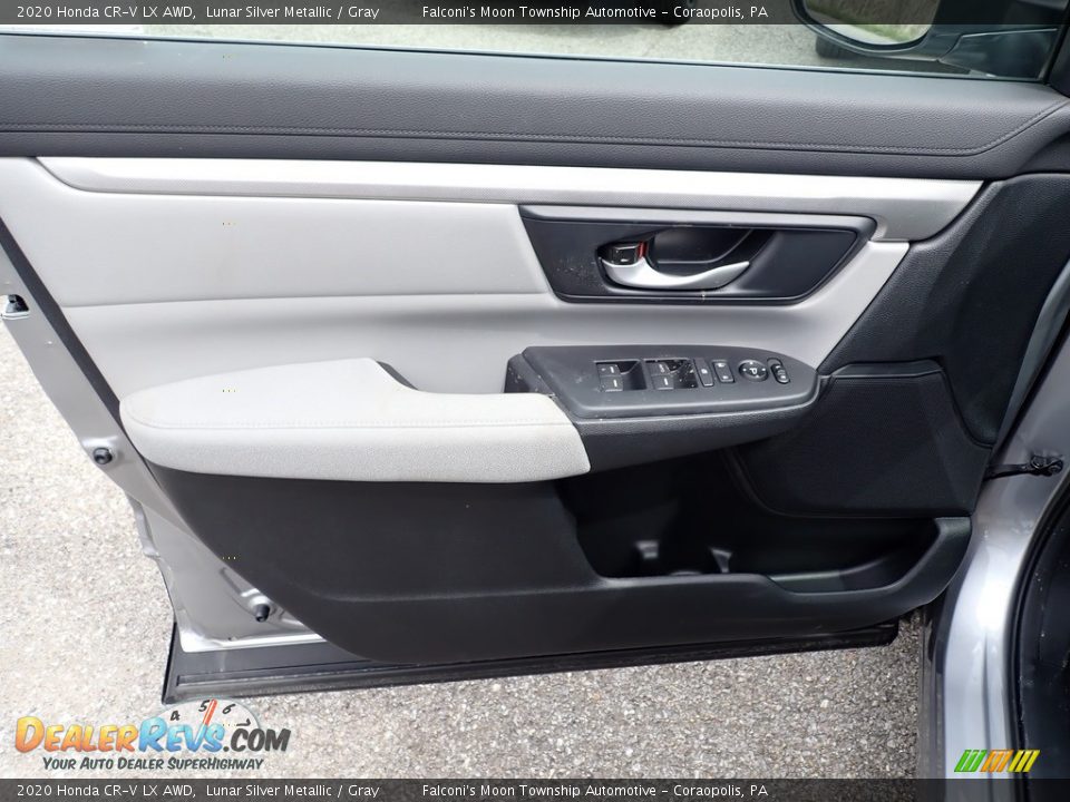 2020 Honda CR-V LX AWD Lunar Silver Metallic / Gray Photo #12