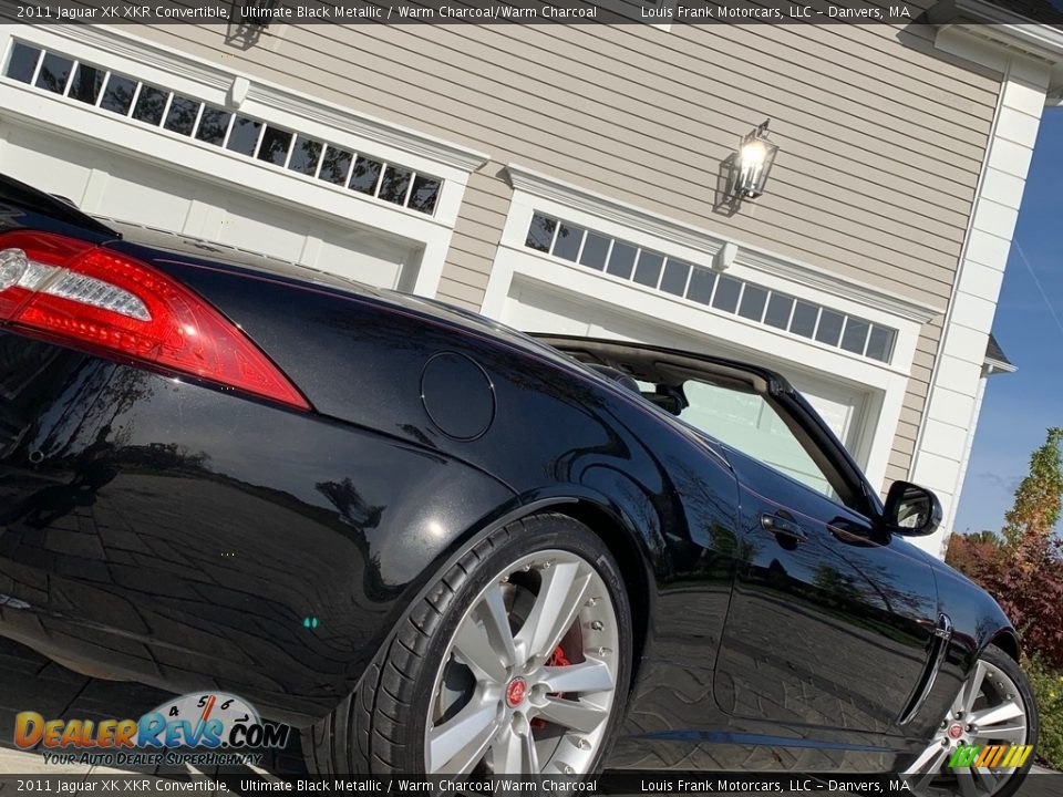2011 Jaguar XK XKR Convertible Ultimate Black Metallic / Warm Charcoal/Warm Charcoal Photo #22