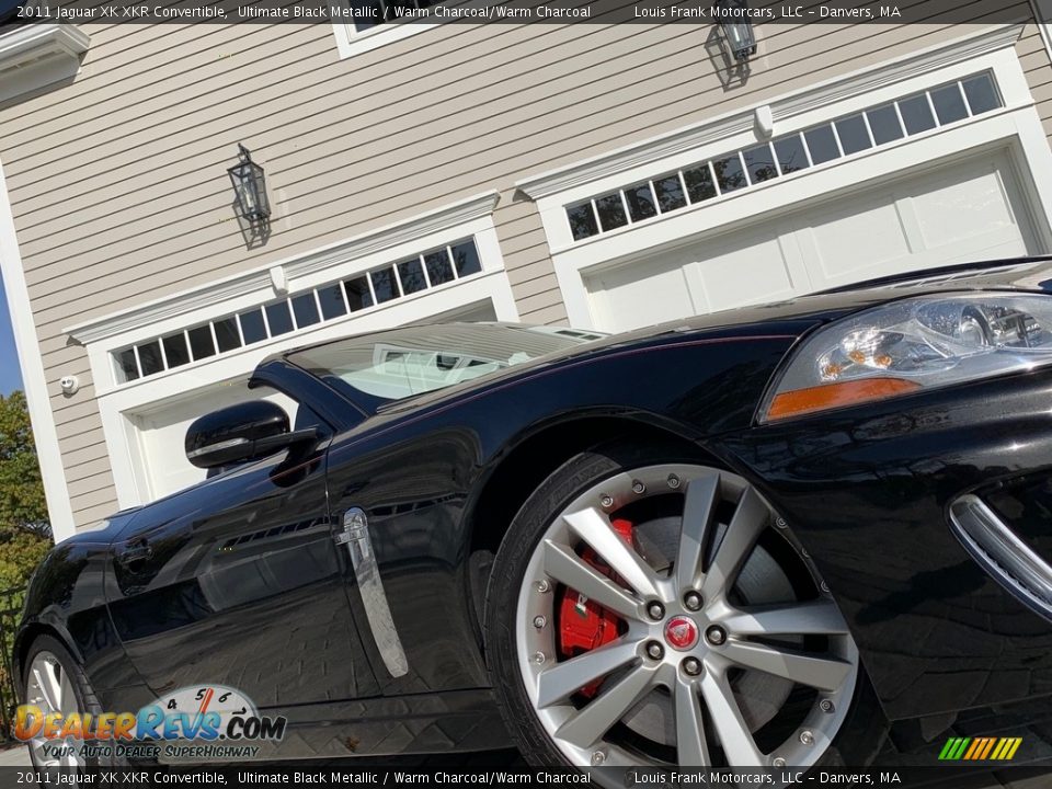 2011 Jaguar XK XKR Convertible Ultimate Black Metallic / Warm Charcoal/Warm Charcoal Photo #23