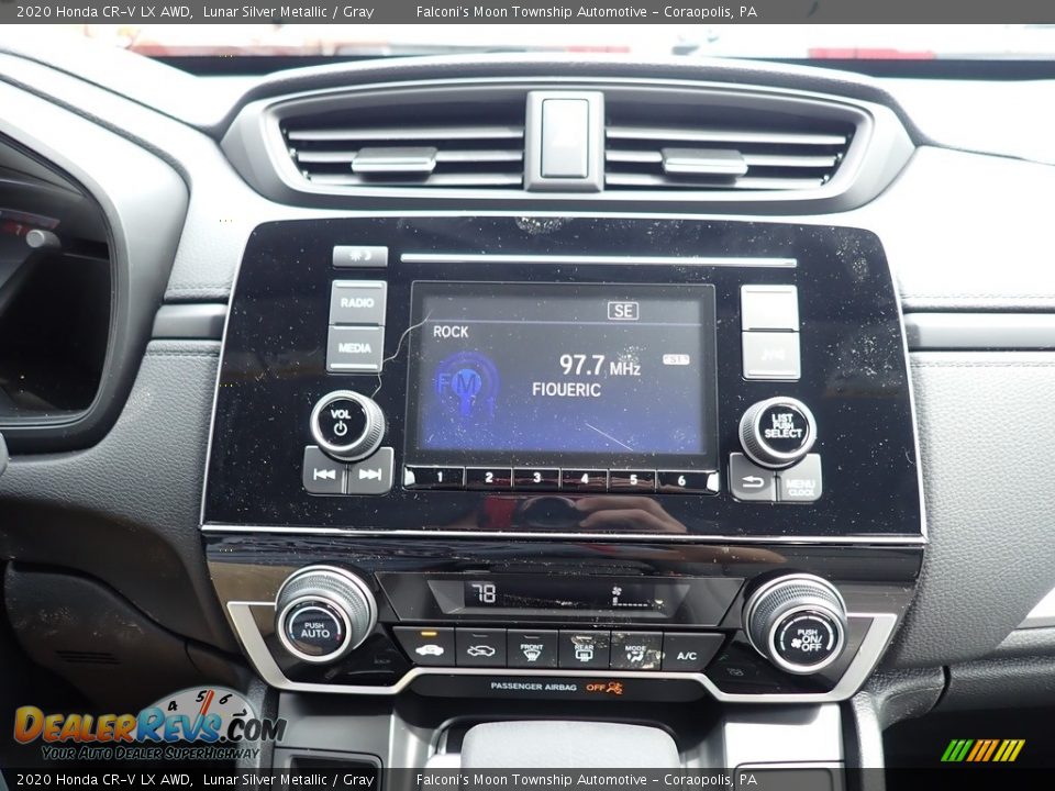 2020 Honda CR-V LX AWD Lunar Silver Metallic / Gray Photo #14