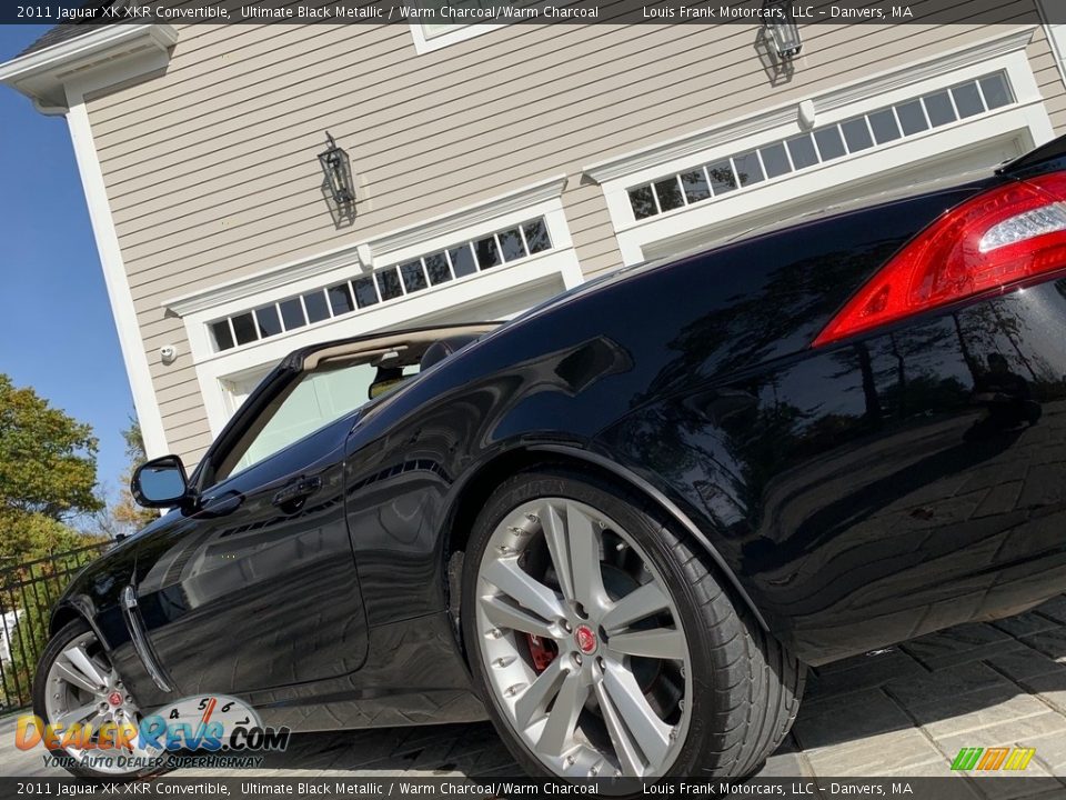 2011 Jaguar XK XKR Convertible Ultimate Black Metallic / Warm Charcoal/Warm Charcoal Photo #24