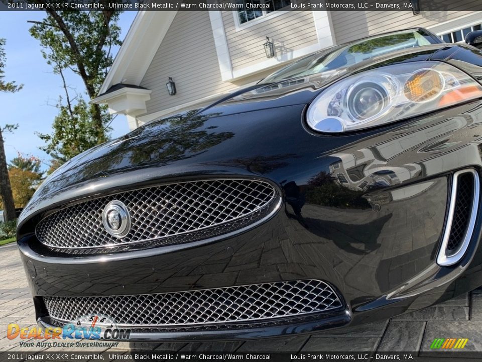 2011 Jaguar XK XKR Convertible Ultimate Black Metallic / Warm Charcoal/Warm Charcoal Photo #25