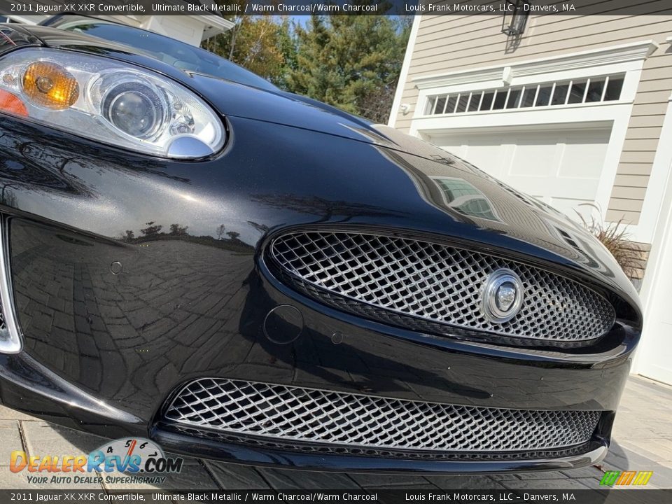 2011 Jaguar XK XKR Convertible Ultimate Black Metallic / Warm Charcoal/Warm Charcoal Photo #27