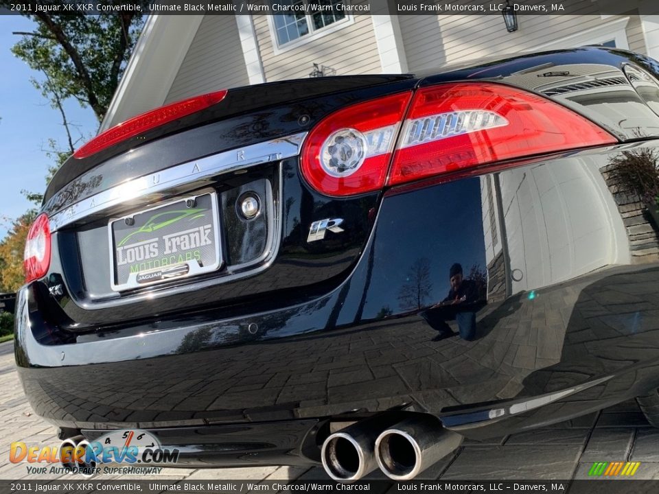 2011 Jaguar XK XKR Convertible Ultimate Black Metallic / Warm Charcoal/Warm Charcoal Photo #28