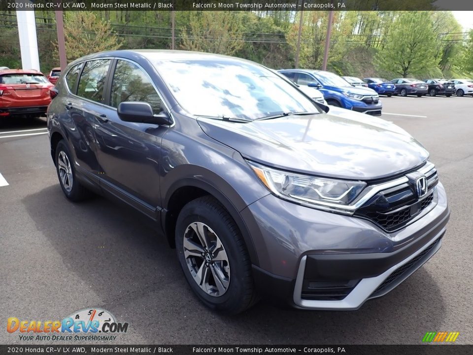 2020 Honda CR-V LX AWD Modern Steel Metallic / Black Photo #6