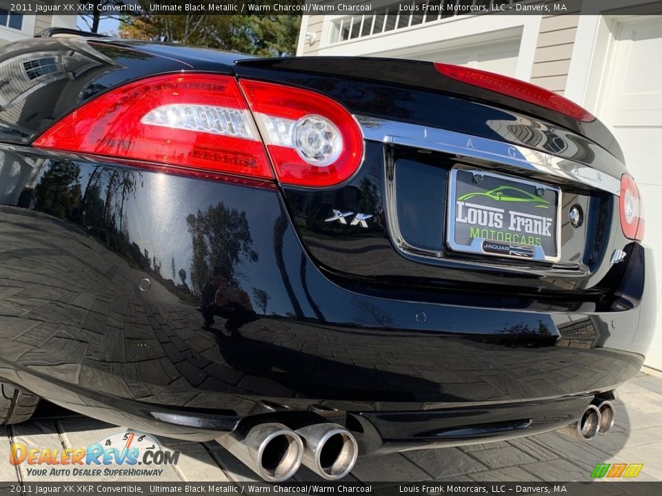 2011 Jaguar XK XKR Convertible Ultimate Black Metallic / Warm Charcoal/Warm Charcoal Photo #30