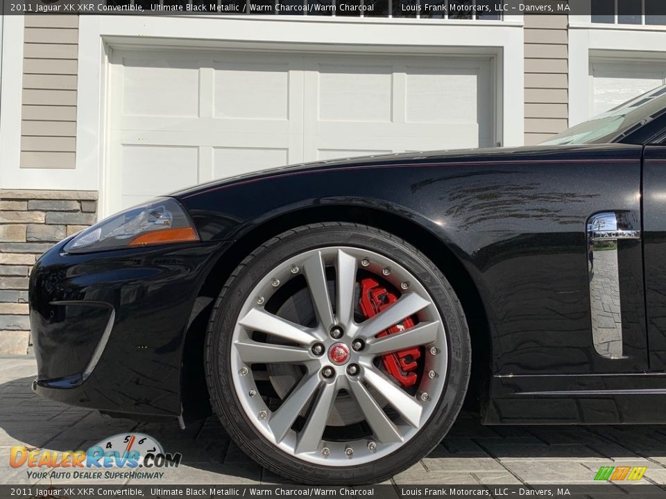 2011 Jaguar XK XKR Convertible Ultimate Black Metallic / Warm Charcoal/Warm Charcoal Photo #31