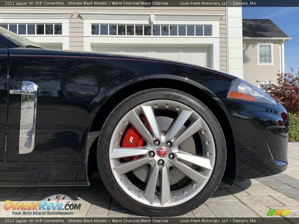 2011 Jaguar XK XKR Convertible Ultimate Black Metallic / Warm Charcoal/Warm Charcoal Photo #32