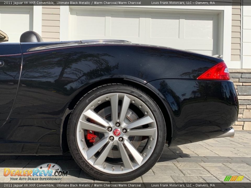 2011 Jaguar XK XKR Convertible Ultimate Black Metallic / Warm Charcoal/Warm Charcoal Photo #35