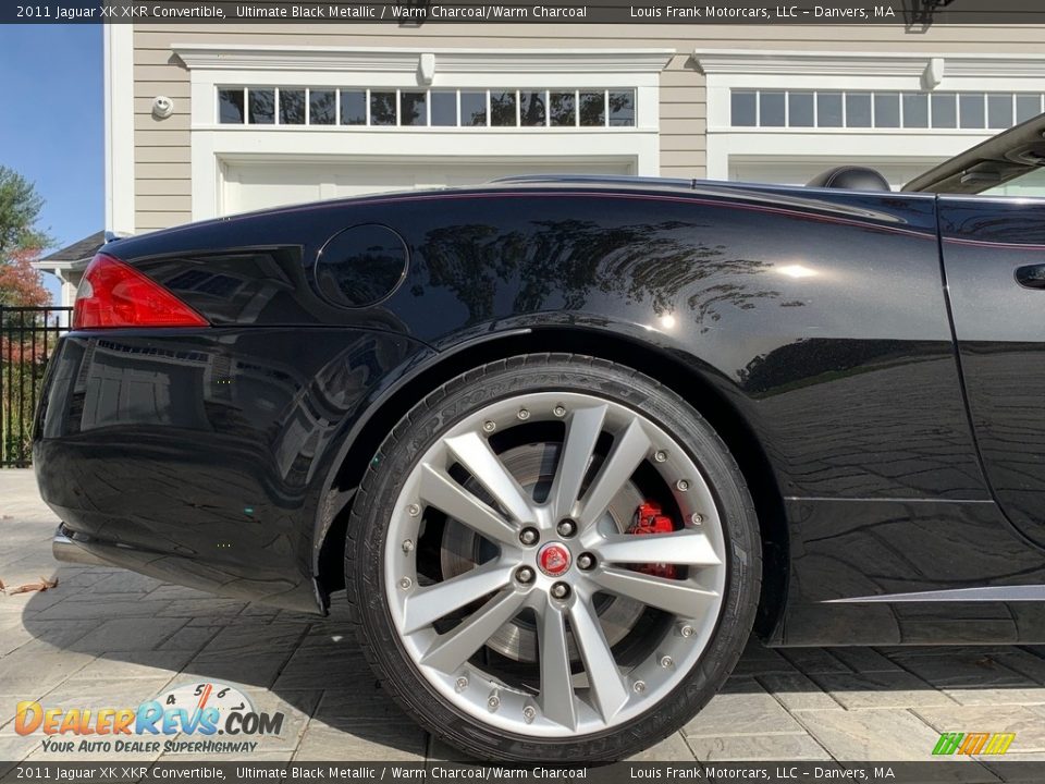 2011 Jaguar XK XKR Convertible Ultimate Black Metallic / Warm Charcoal/Warm Charcoal Photo #36